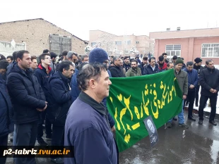 مراسم بزرگداشت و عزاداری سردار سپهبد حاج قاسم سلیمانی در آموزشکده  فنی و حرفه ای شماره 2 تبریز برگزار گردید