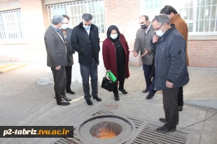 باز دید هیات نظارت و ارزیابی  دانشگاه تبریز از آموزشکده فنی شماره 2 تبریز