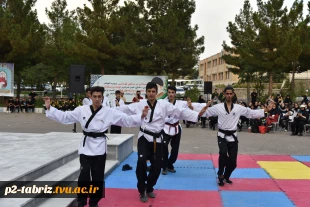 آیین افتتاحیه هجدهمین المپیاد فرهنگی _ ورزشی دانشجویان دختر دانشگاه فنی و حرفه‌ای سراسر کشور در استان آذربایجان شرقی