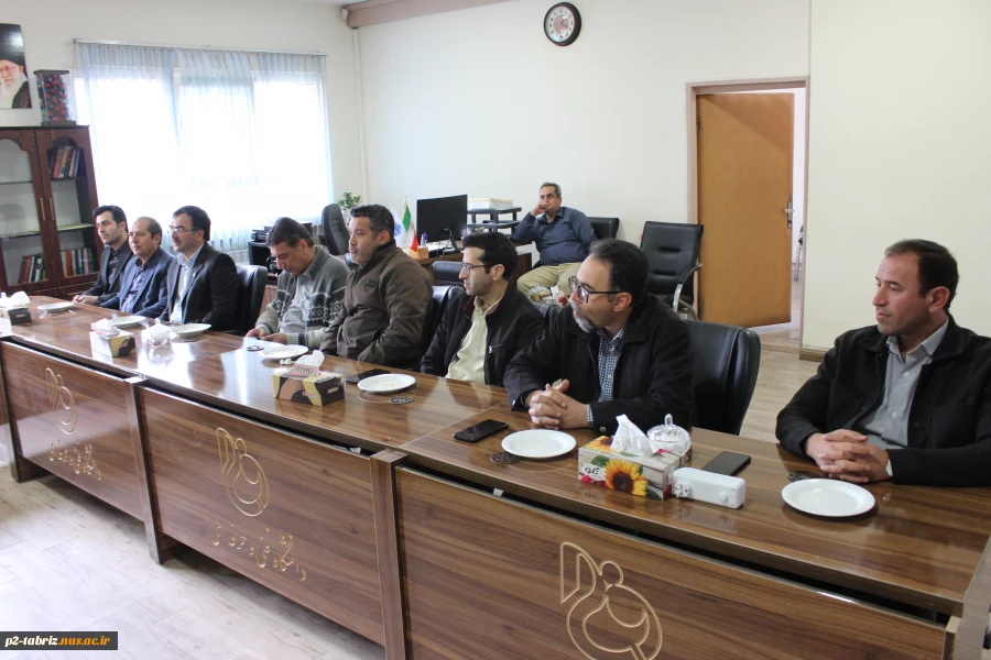 دیدار نوروزی رئیس دانشگاه ملی مهارت واحد استانی با کارکنان آموزشکده ملی مهارت شماره ۲ تبریز
