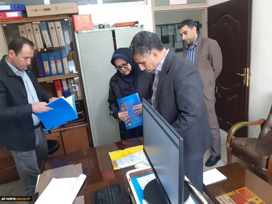 بازدید هیئت نظارت و ارزیابی دانشگاه تبریز از آموزشکده ملی مهارت شماره ۲ تبریز