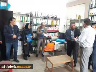 بازدید هیئت نظارت و ارزیابی دانشگاه تبریز از آموزشکده ملی مهارت شماره ۲ تبریز