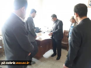 بازدید هیئت نظارت و ارزیابی دانشگاه تبریز از آموزشکده ملی مهارت شماره ۲ تبریز