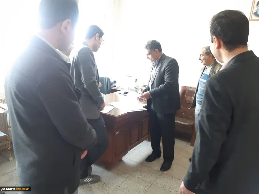 بازدید هیئت نظارت و ارزیابی دانشگاه تبریز از آموزشکده ملی مهارت شماره ۲ تبریز